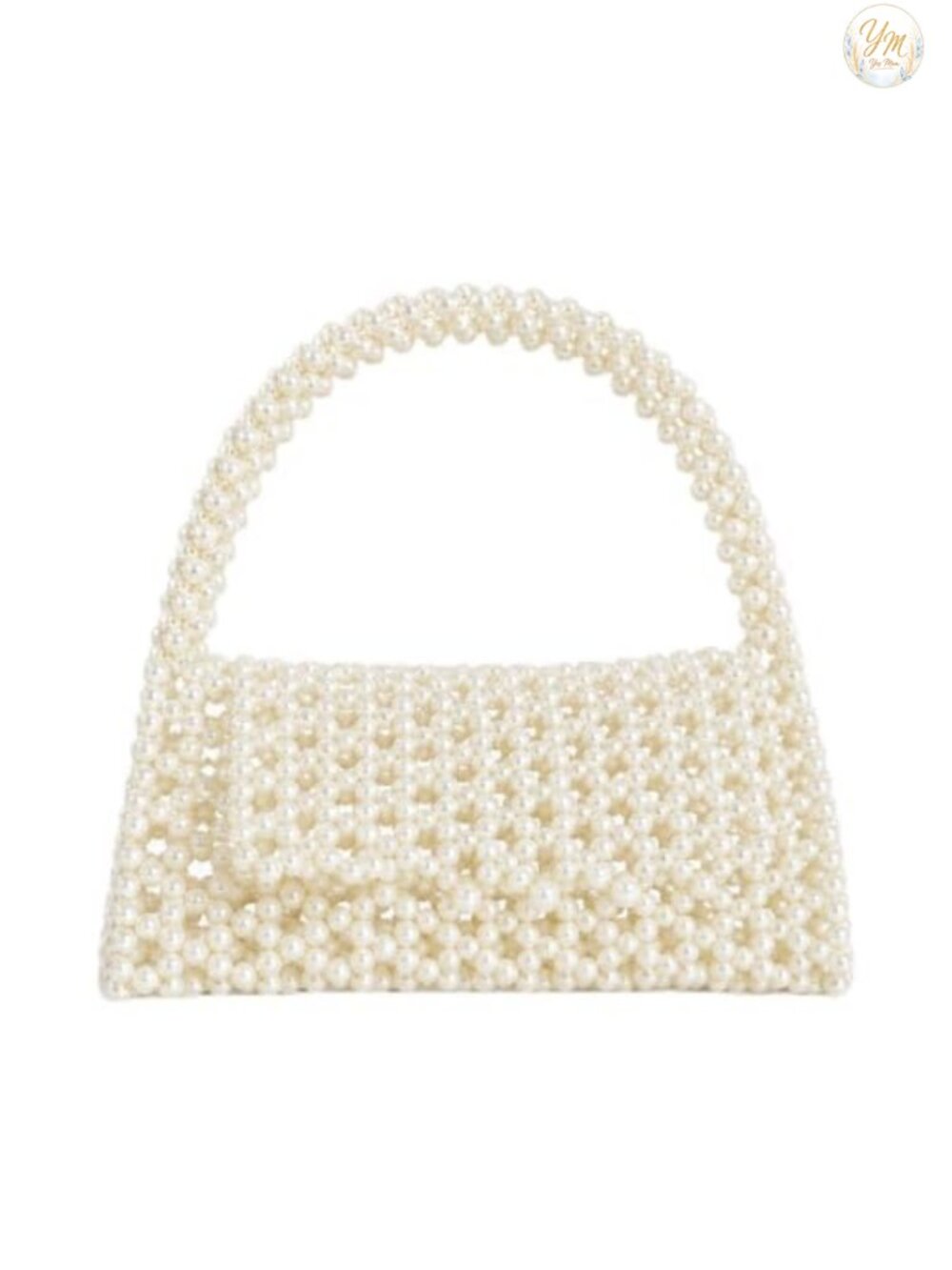 Handmade Acrylic Beaded Triangle Evening Clutch for Wedding Party